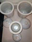 JC Penney 3 piece canister set.