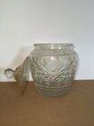 Glass cookie jar