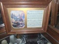 Religious figures and framed song