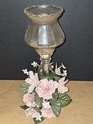 Candle holders and flowers