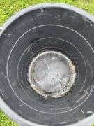 Black tub & contents