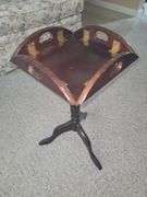 Antique round butlers table