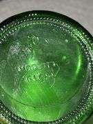 Vintage Hoosier Green Depression Glass, Vintage Hoosier Glass Green Vertical Spiral Ribbed Vase, Lig