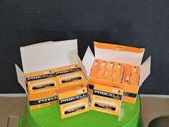 AA batteries, safety glasses and more.
