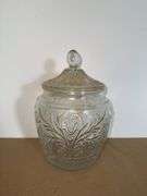 Glass cookie jar