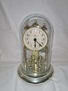 Elgin Mantel Quartz Dome Clock Rotating Pendulum