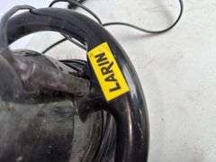 Car buffer in blue bucket
