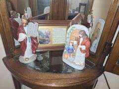 Religious figures and framed song