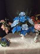 Various Vases & Faux Flowers