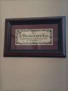Vintage 1984 “The Footprints of God” by Ken Brown, Small Framed John 3:16 Biblical verse &  Framed C