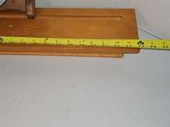 4 piece wooden wall shelves.