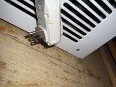 GE window air conditioner.