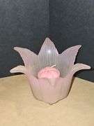 Candle holders and flowers