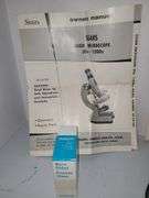 Vintage microscope & accessories