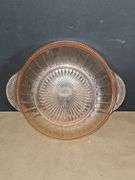Vintage Anchor Hocking Pink Depression Glass Bowl