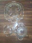 Clear glass candy/serving dishes