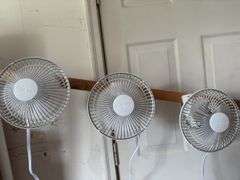 3 desk fans