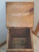 Taters & Onion wooden bin