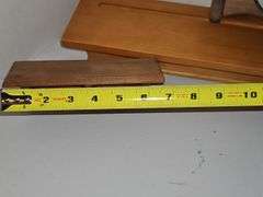 4 piece wooden wall shelves.