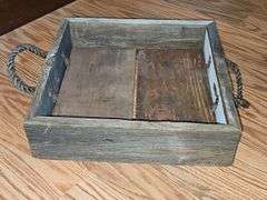 Rustic Wooden Box Decor
