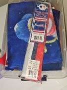 Shelf contents and cleaning supplies