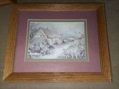 Framed artwork