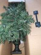 Christmas Trees & totes of Christmas items