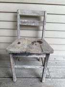 Small child's chair/display chair, concrete,  porcelain planters & more.