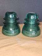 Telegraph Insulator Blue & clear