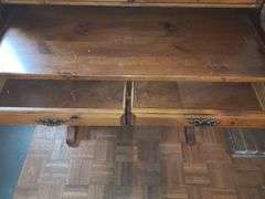 Wooden desk