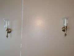 Wall sconces with candles