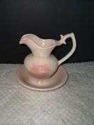 Small Wash Pitcher a Bowl Set with engraved name & date