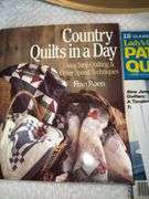Vintage Oval Quilting Ring & Various Quilting Accessories