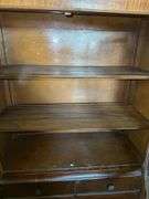 Vintage Wooden China Cabinet