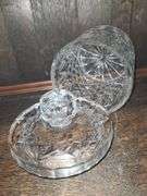 Clear glass candy dishes