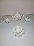 Minature tea set in pink box