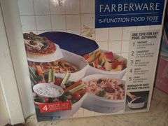 Serving Platters, Plasticware, Food Tote, 2pc Ceramic Entertainment Set and more