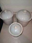 JC Penney 3 piece canister set.