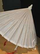 Wooden and cloth oriental style umbrellas
