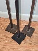 Rod Iron Candle Stick Holders