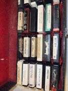 Vintage 8 track tapes & case