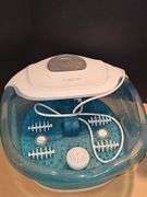 Foot spa, massage mat, & massage wand.