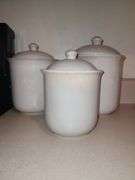 JC Penney 3 piece canister set.