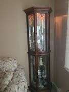2 door light up Curio Cabinet