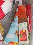 Shelf contents and cleaning supplies