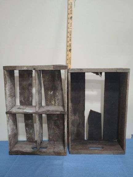 Vintage drink crates