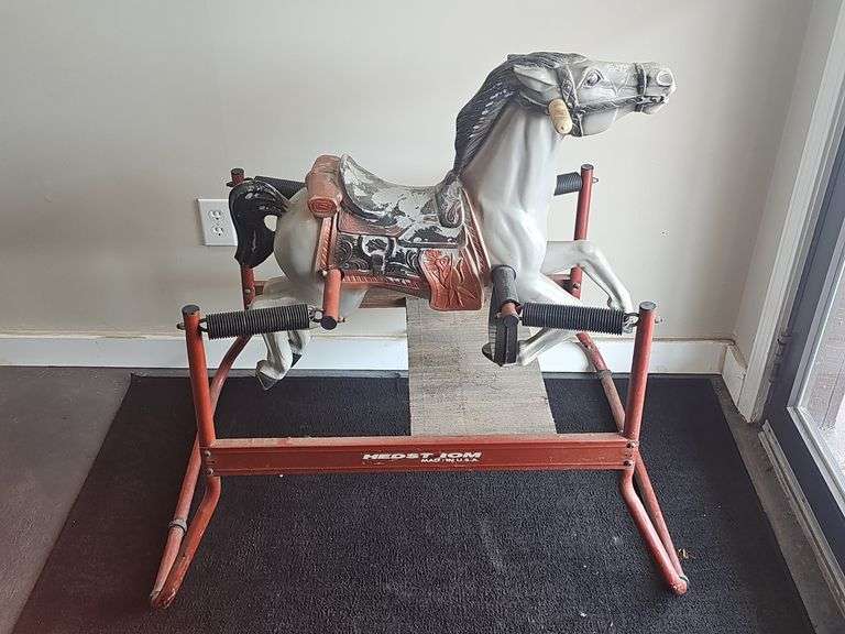 Vintage spring rocking horse