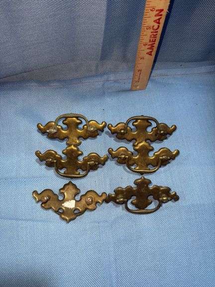 6pc vintage drawer pulls