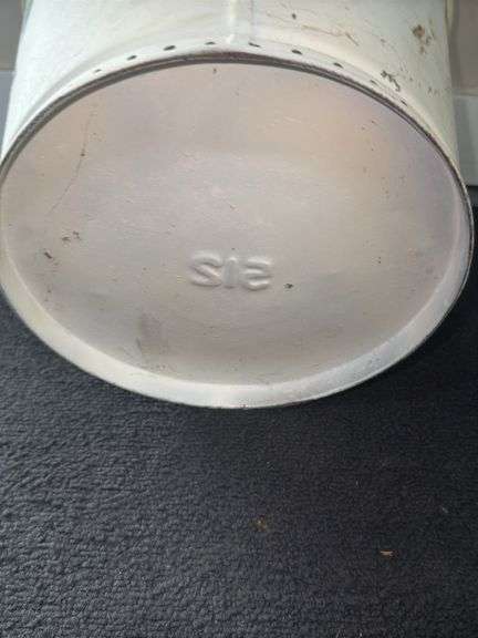 Hand Painted metal bucket