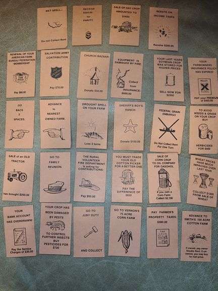 1978 Vintage "Rich Farmer Poor Farmer" Board Game